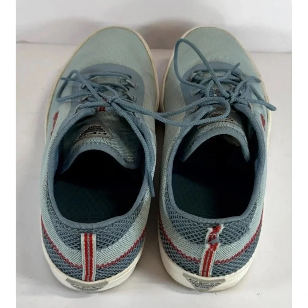 Columbia Dorado PFG Womens 9 Sneaker Mirage Blue Red Low Top Fishing Boat Shoes